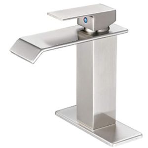BWE Modern Bathroom Faucet Brushed Nickel